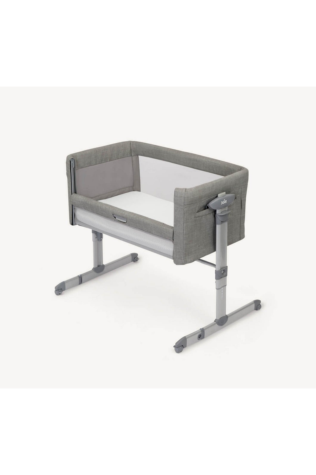 Joie Roomie™ Glide Bedside Crib - Foggy Grey