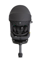 
                        
                          Load image into Gallery viewer, Joie i-Spin 360™ Max baby Car Seat - Mercury black color cover opened with isofit front
                        
                      