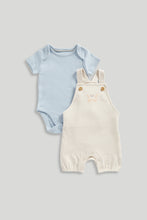
                        
                          Load image into Gallery viewer, Mothercare Crab Bibshorts and Bodysuit Set
                        
                      
