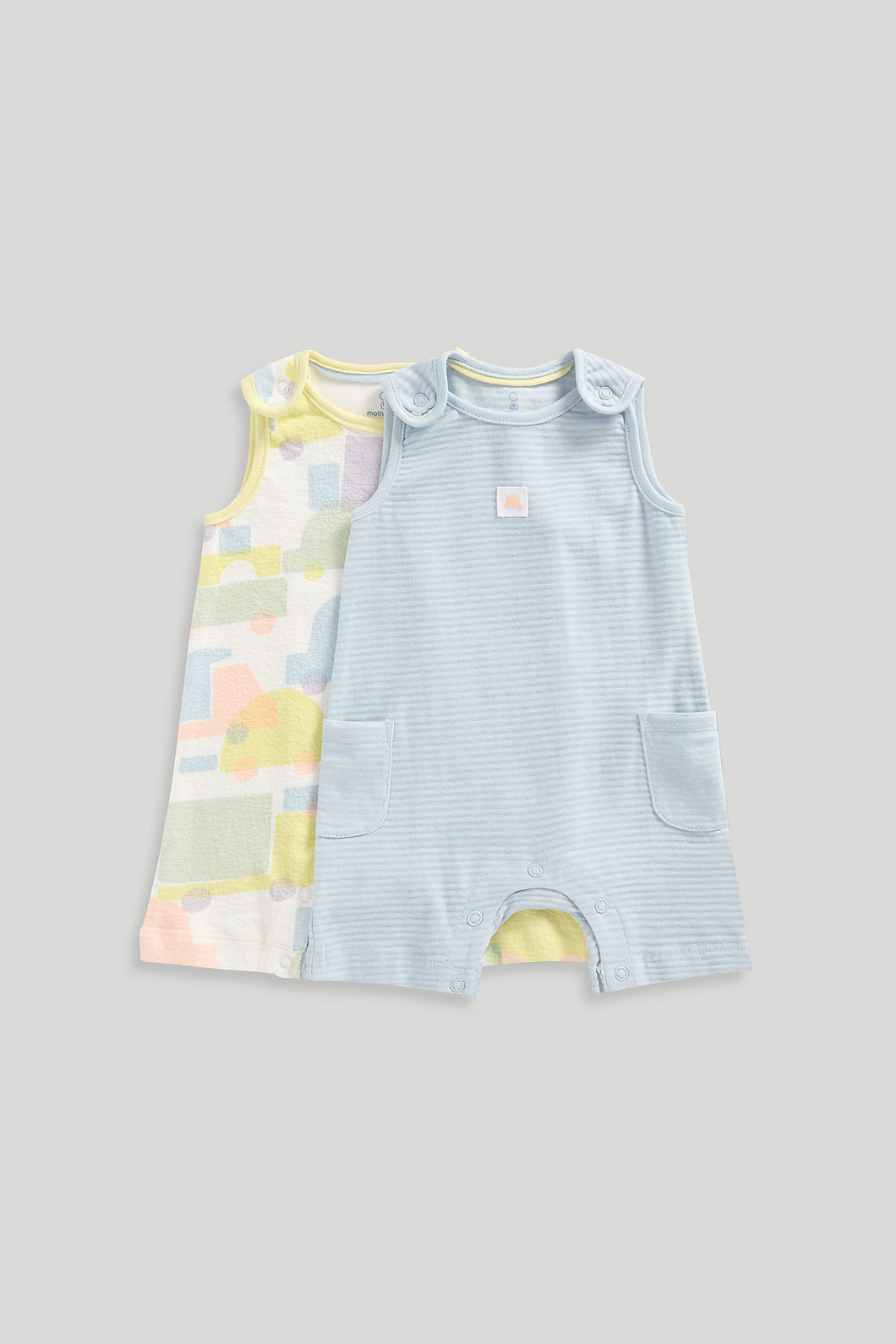 Mothercare 2 Pack Transport Rompers