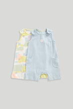 
                        
                          Load image into Gallery viewer, Mothercare 2 Pack Transport Rompers
                        
                      
