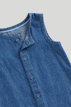
                        
                          Load image into Gallery viewer, Mothercare Denim Romper and Hat Set
                        
                      