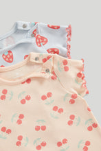 
                        
                          Load image into Gallery viewer, Mothercare 3 Pack Fruit Rompers
                        
                      