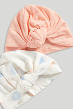
                        
                          將圖片載入圖庫檢視器 Mothercare 2 Pack Turban Baby Hats
                        
                      