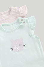 
                        
                          Load image into Gallery viewer, Mothercare 2 Pack Safari Baby Pyjamas
                        
                      