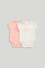 
                        
                          Load image into Gallery viewer, Mothercare 2 Pack Seashell Bodysuits
                        
                      