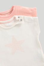 
                        
                          Load image into Gallery viewer, Mothercare 2 Pack Seashell Bodysuits
                        
                      