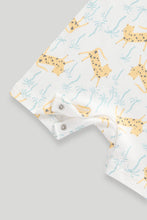 
                        
                          Load image into Gallery viewer, Mothercare 2 Pack Jungle Rompers
                        
                      