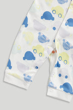 
                        
                          Load image into Gallery viewer, Mothercare 3 Pack Cars Footless Sleepsuits
                        
                      