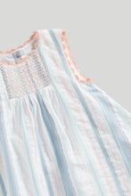 
                        
                          Load image into Gallery viewer, Mothercare Striped Seersucker Dress and Knickers Set
                        
                      