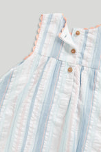 
                        
                          Load image into Gallery viewer, Mothercare Striped Seersucker Dress and Knickers Set
                        
                      