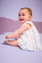 
                        
                          Load image into Gallery viewer, Mothercare Striped Seersucker Dress and Knickers Set
                        
                      