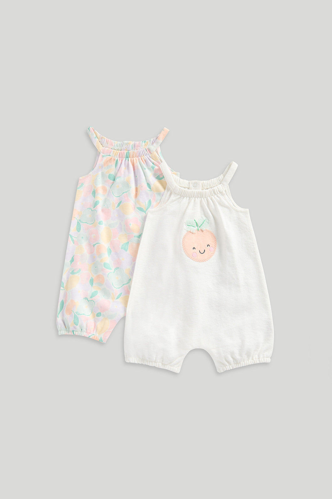 Mothercare 2 Pack Fruit Rompers