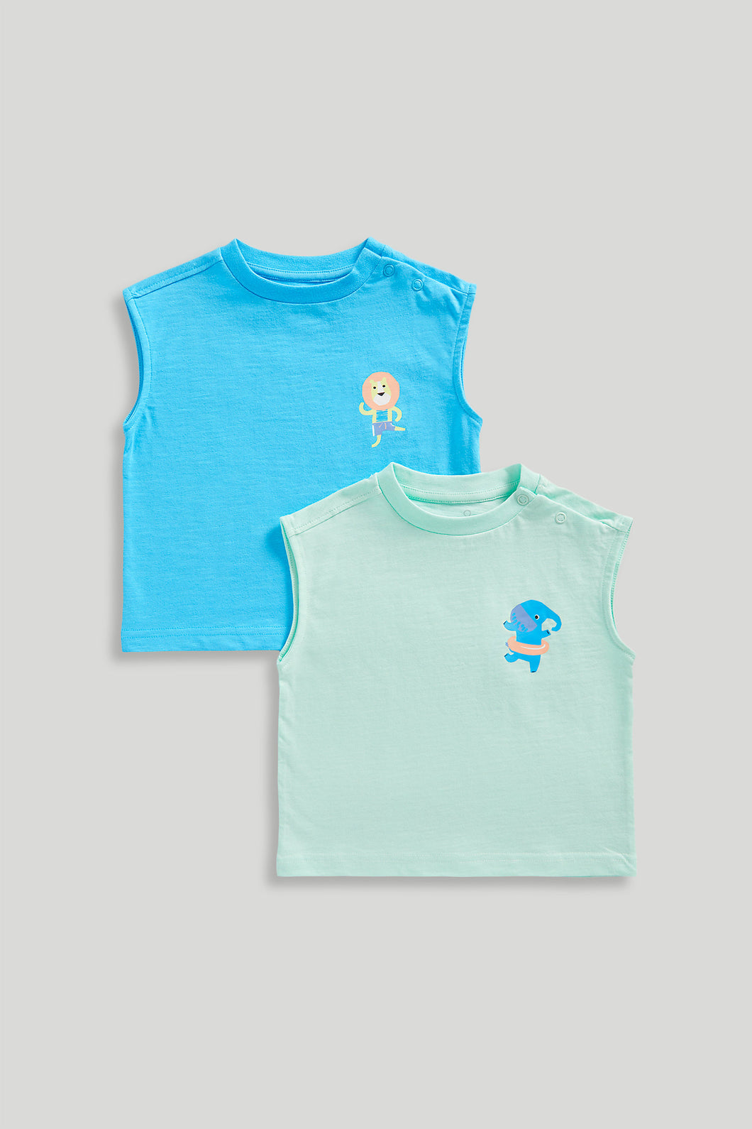 Mothercare 2 Pack Vest T-Shirts