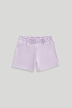 
                        
                          Load image into Gallery viewer, Mothercare Lilac Jersey Shorts
                        
                      