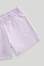 
                        
                          Load image into Gallery viewer, Mothercare Lilac Jersey Shorts
                        
                      