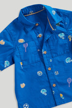 
                        
                          Load image into Gallery viewer, Mothercare Blue Sports Shirt
                        
                      