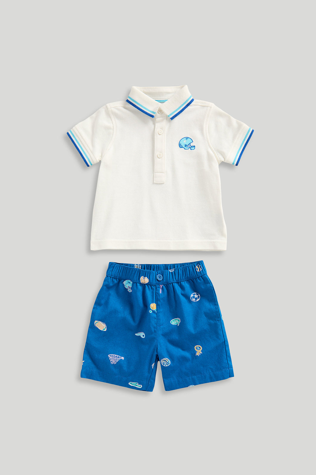 Mothercare Polo Shirt and Shorts Set
