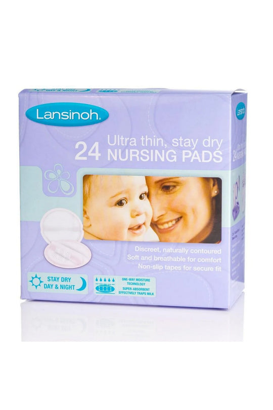 Lansinoh Ultra Thin Stay Dry Nursing Pad 24Packs – mothercare hong