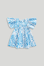 
                        
                          Load image into Gallery viewer, Mothercare Blue Printed Dress
                        
                      