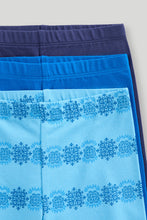 
                        
                          將圖片載入圖庫檢視器 Mothercare 3 Pack Blue Cropped Leggings
                        
                      