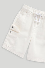 
                        
                          Load image into Gallery viewer, Mothercare White Utility Shorts
                        
                      