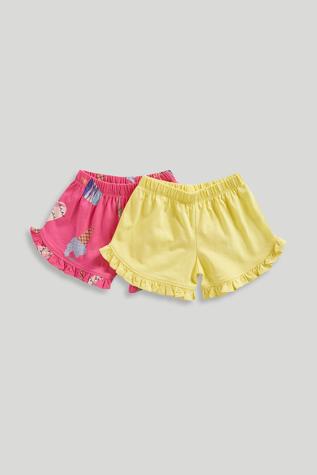 Mothercare 2 Pack Ice Cream Jersey Shorts