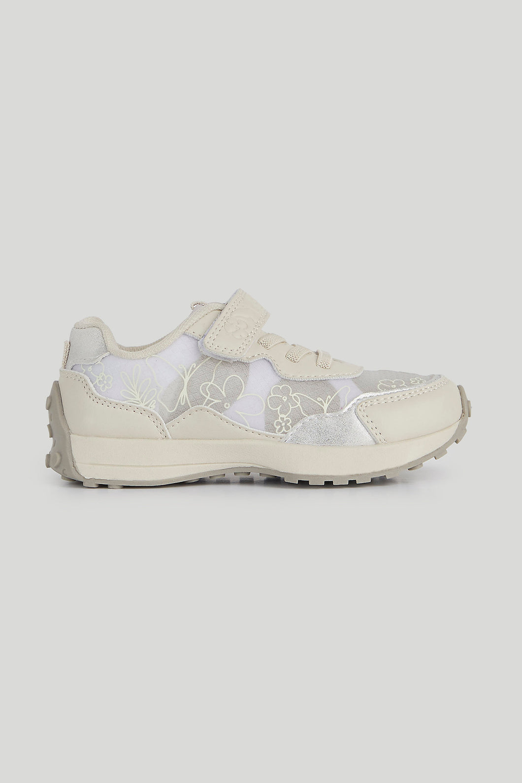 Mothercare Floral Mesh Panel Trainers