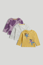 
                        
                          Load image into Gallery viewer, Mothercare 3 Pack Zebra Long-Sleeved T-Shirts
                        
                      