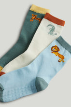 
                        
                          將圖片載入圖庫檢視器 Mothercare 3 Pack Animal Slip-Resist Socks
                        
                      