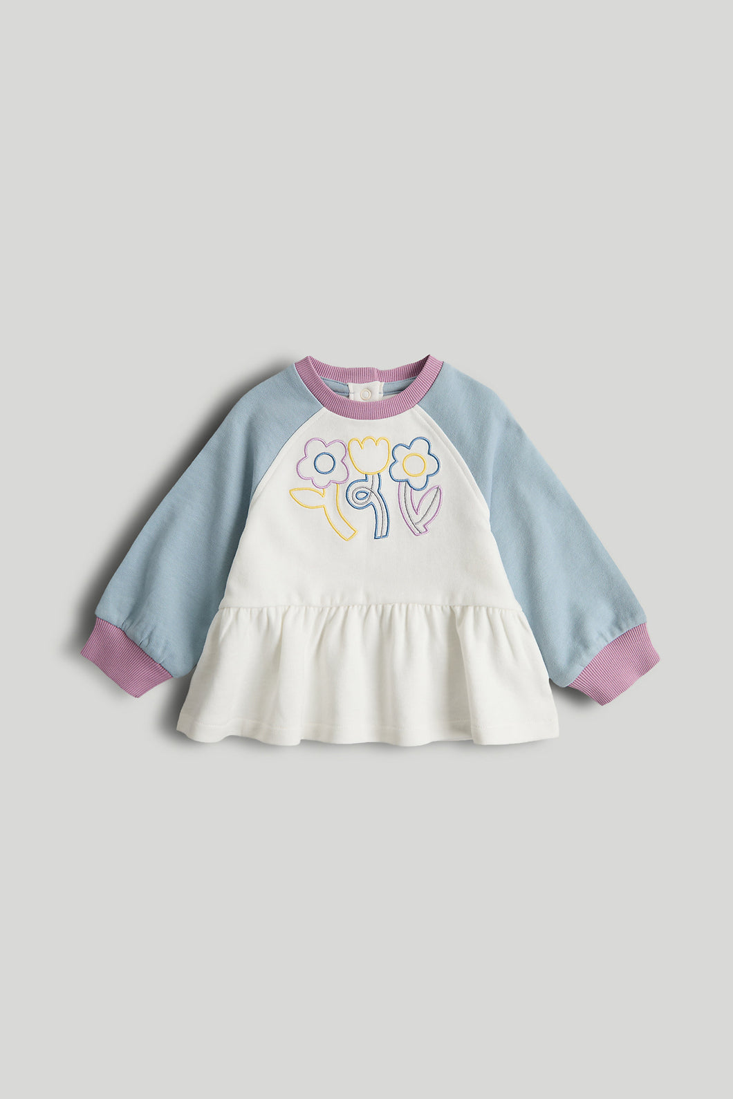 Mothercare Flower Embroidered Sweat Top