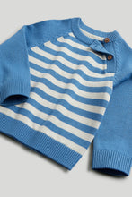 
                        
                          將圖片載入圖庫檢視器 Mothercare Blue Striped Knitted Jumper
                        
                      