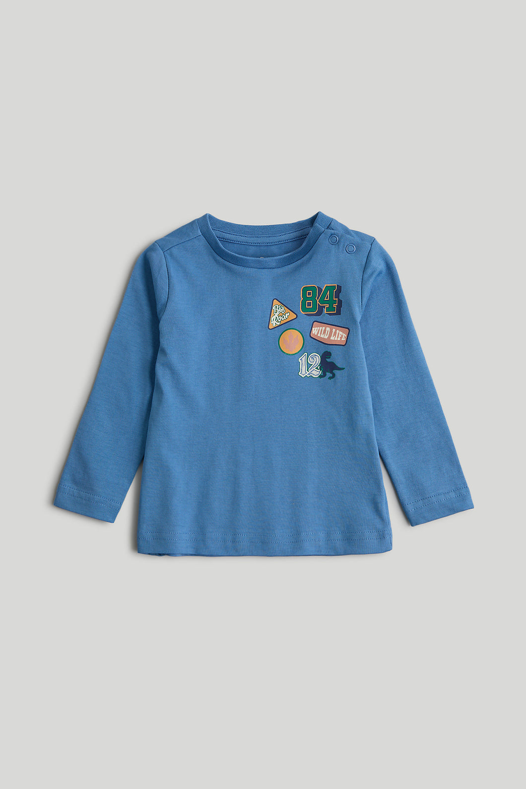 Mothercare Badge Long-Sleeved T-Shirt