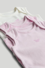 
                        
                          Load image into Gallery viewer, Mothercare 5 Pack Giraffe Sleeveless Bodysuits
                        
                      