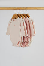 
                        
                          Load image into Gallery viewer, Mothercare 5 Pack My First Pink Long-Sleeved Bodysuits
                        
                      