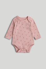 
                        
                          Load image into Gallery viewer, Mothercare 5 Pack My First Pink Long-Sleeved Bodysuits
                        
                      