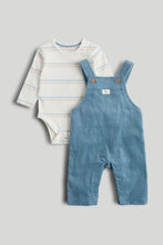
                        
                          將圖片載入圖庫檢視器 Mothercare My First Cord Dungarees 3 -Piece Outfit
                        
                      
