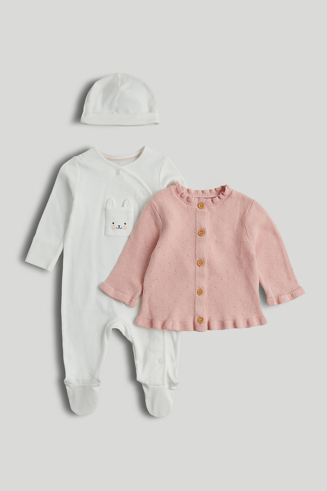 Mothercare My First Pink 3-Piece Outfit
