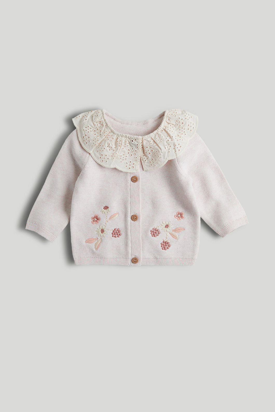 Mothercare My First Pink Knitted Cardigan