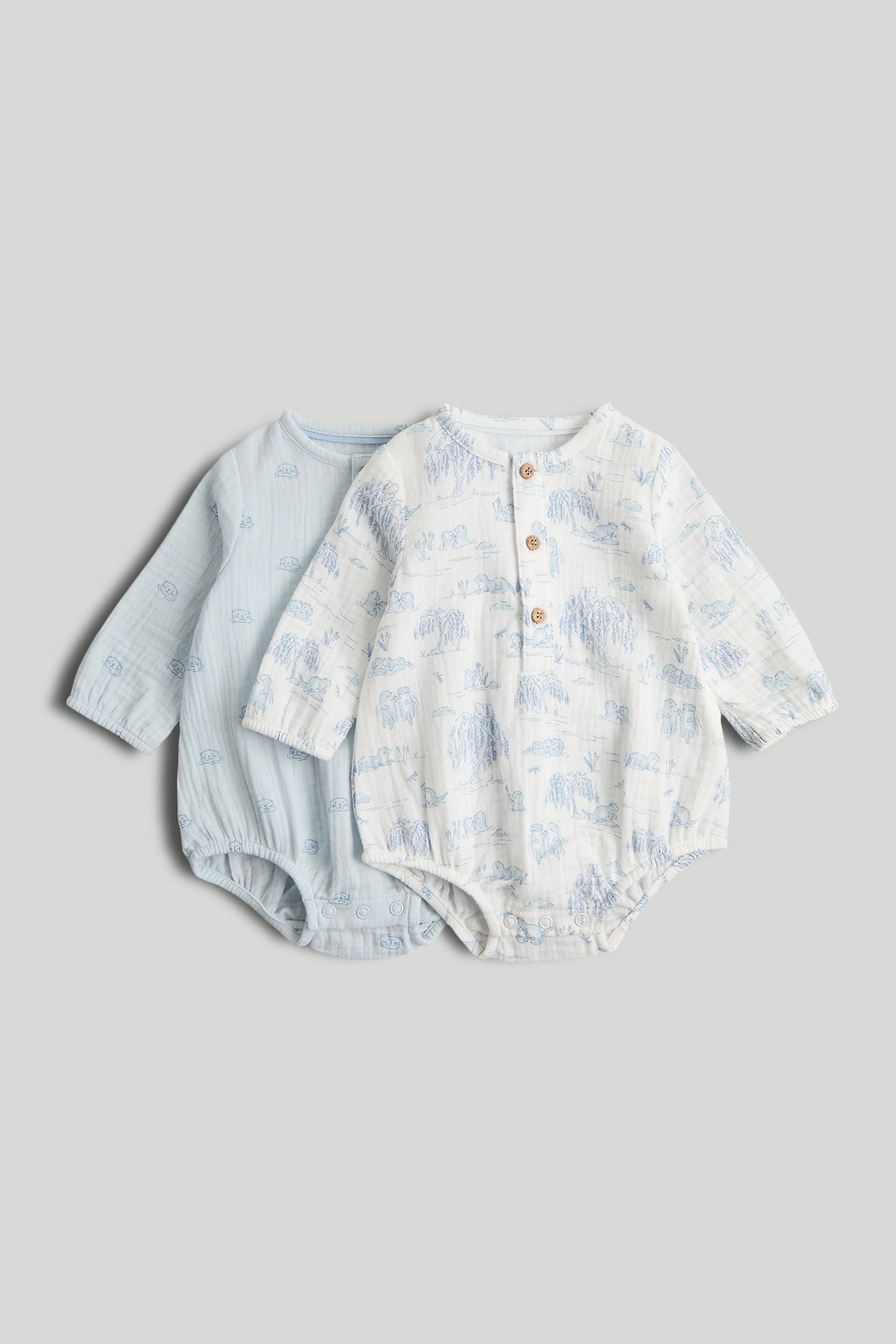 Mothercare 2 Pack My First Cotton Bodysuits