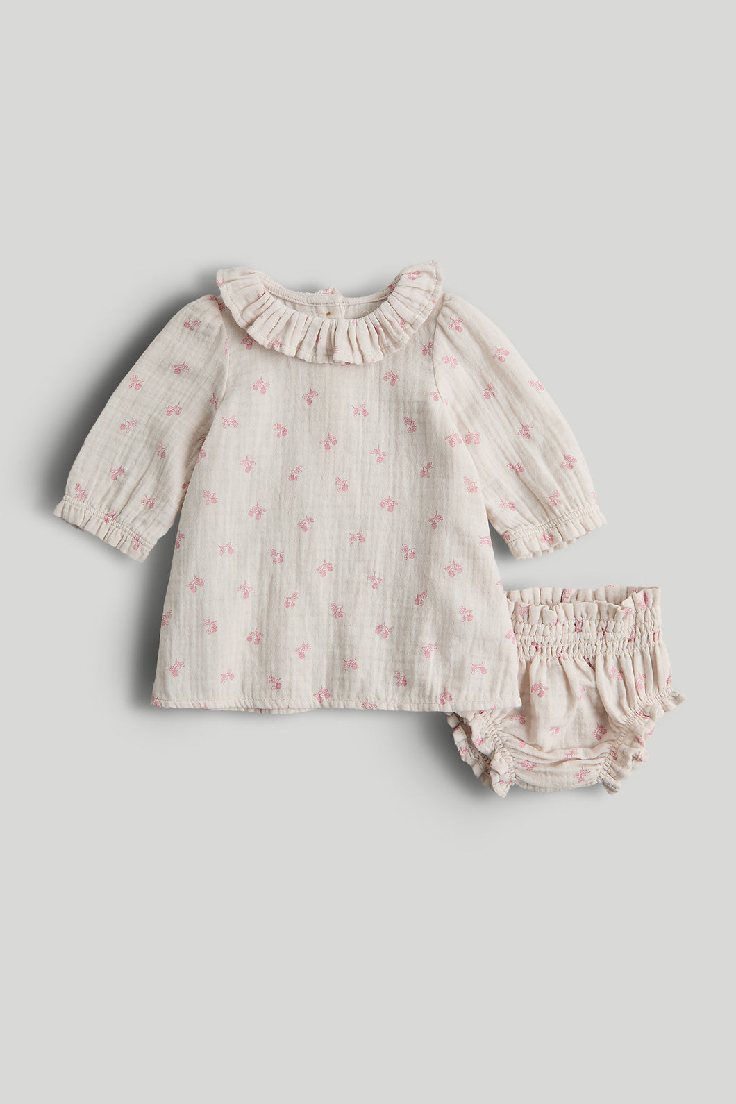 Mothercare My First Pink Cotton Tunic and Knickers Outfit