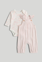 
                        
                          Load image into Gallery viewer, Mothercare My First Pink Dungarees Outfit
                        
                      