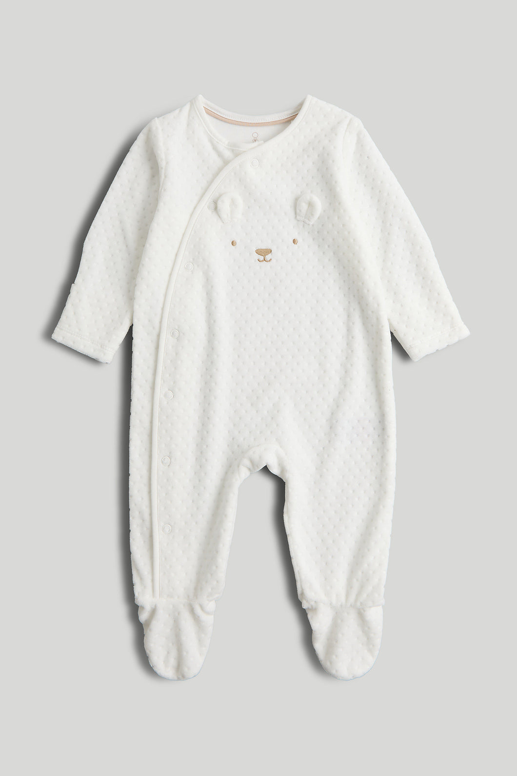 Mothercare My First Cream Velour All-in-One
