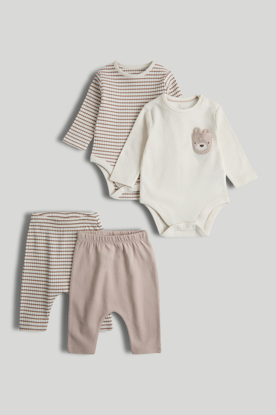 Mothercare My First 4-Piece Set Bodysuits and Joggers