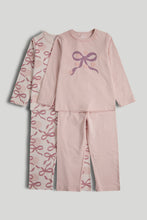 
                        
                          將圖片載入圖庫檢視器 Mothercare 2 Pack Pink Bow Pyjamas
                        
                      