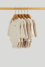 
                        
                          Load image into Gallery viewer, Mothercare 5 Pack My First Bear Long-Sleeved Bodysuits
                        
                      