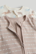 
                        
                          將圖片載入圖庫檢視器 Mothercare 2 Pack Safari Zip-Up Sleepsuits
                        
                      