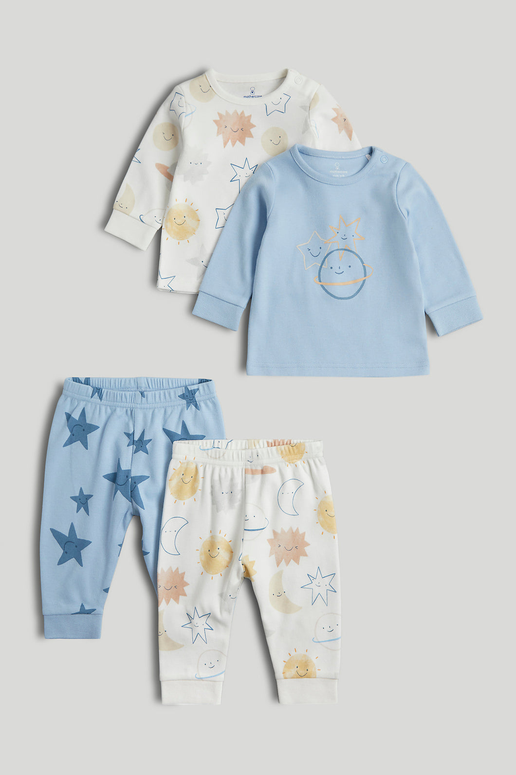 Mothercare 2 Pack My First Star Baby Pyjamas