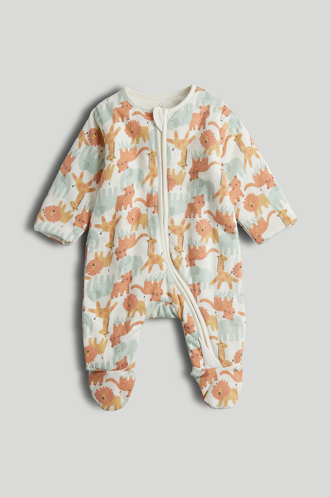 Mothercare Safari Wadded Sleepsuit 2.5 Tog