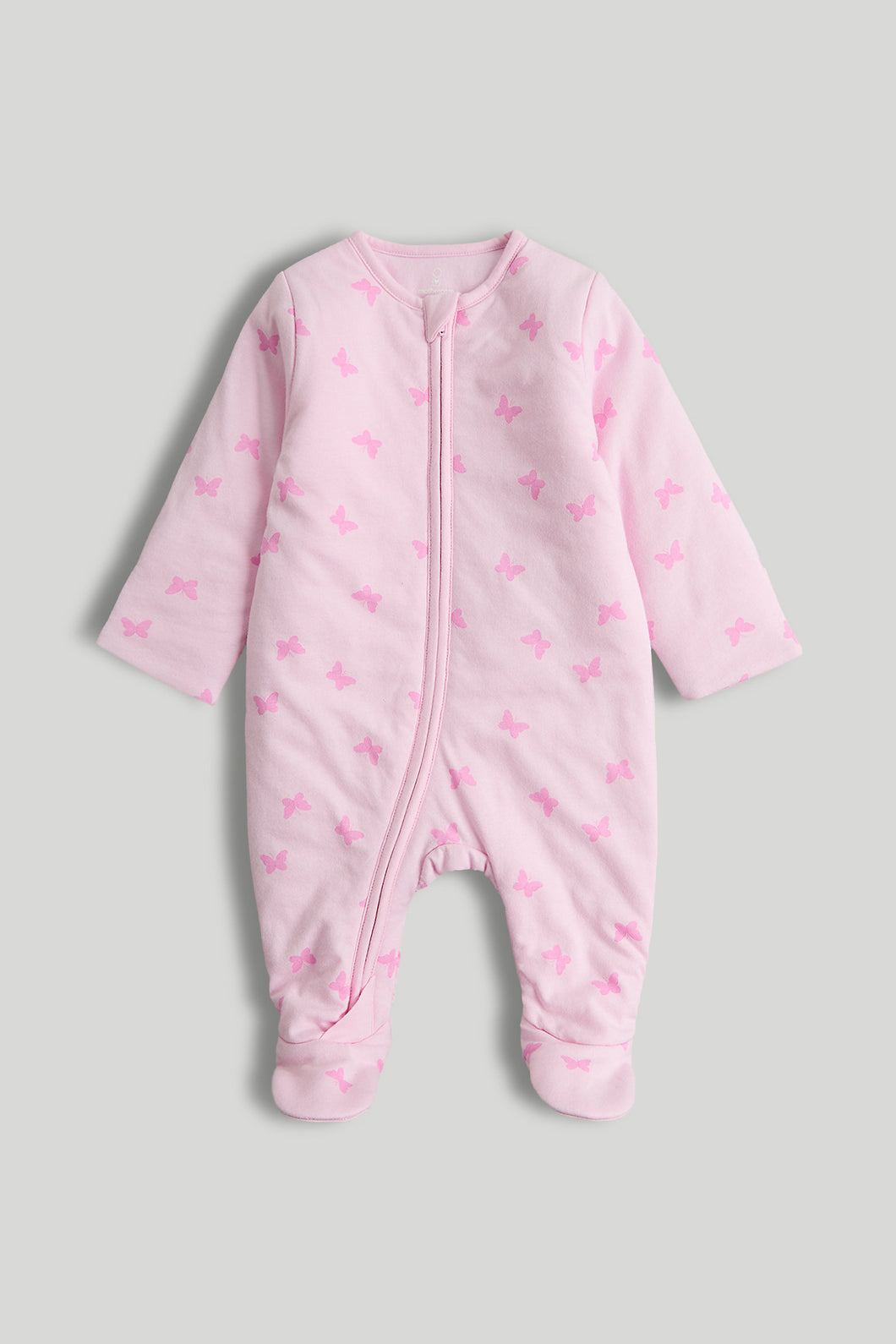 Mothercare Butterfly Wadded Sleepsuit 2.5 Tog